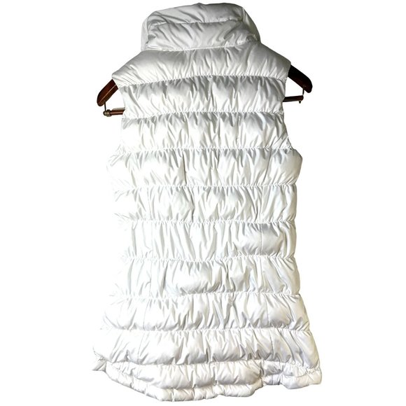 Athleta White Puffy Vest, Women's Size Extra Small - Picture 3 of 10